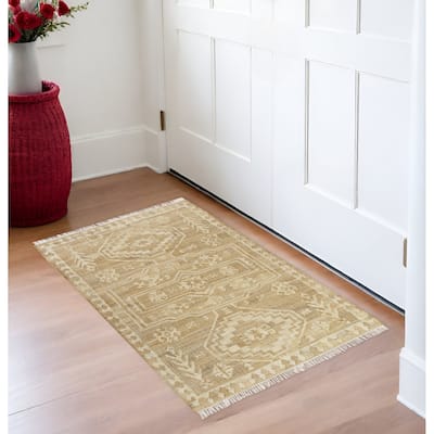 Kimi Woven Area Rug By HomeRoots - 2' x 3'