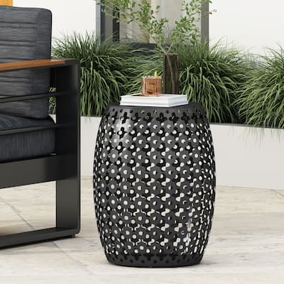 Metal end table -Large