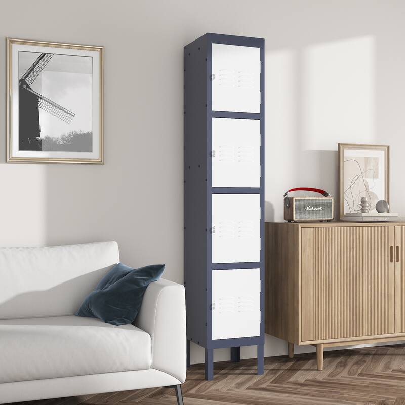 Metal Locker 4 Doors - N/A