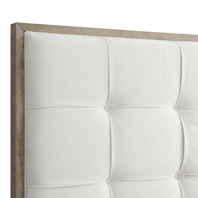 Abbyson Cape Cod Stain-Resistant Fabric Upholstered Bed