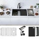 preview thumbnail 3 of 63, Undermount 33" Workstation Single-Bowl Stainless Steel Kitchen Sink