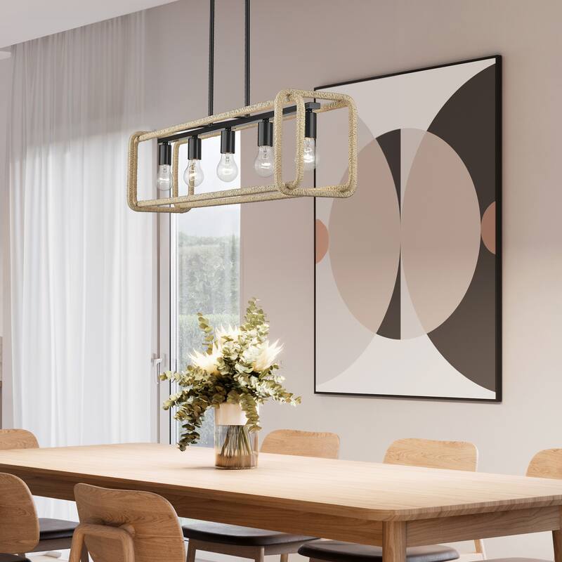 Camden 41.125" Wide 5-Light Linear Pendant