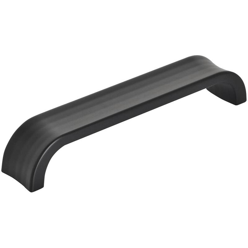 Amerock Concentric 5-1/16 Inch Center to Center Handle Cabinet Pull - Matte Black