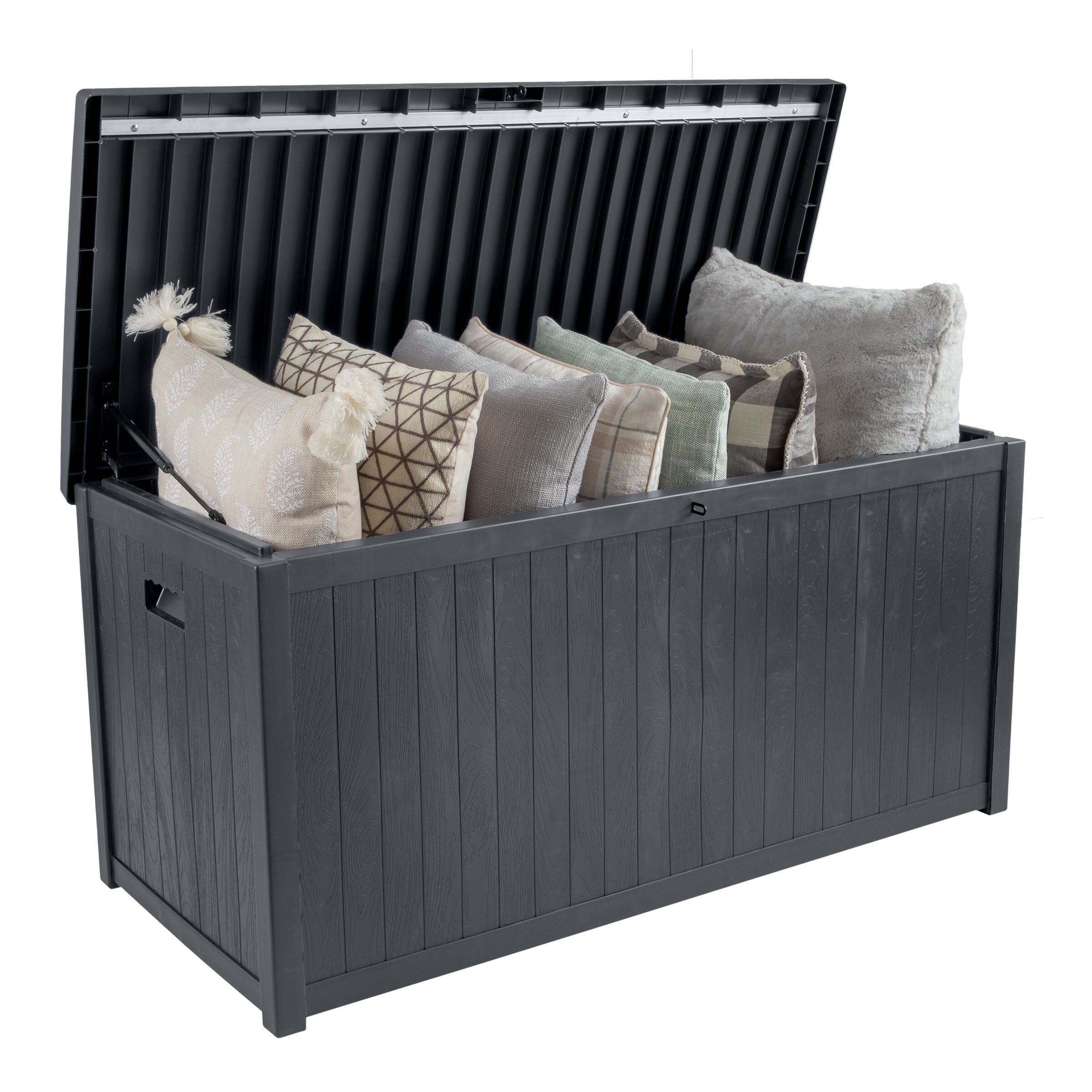 Outdoor Storage Box 113 Gallon Lockable Deck Box for Pool Accessories Patio Furniture Cushions for Outside by Pure Garden On Sale Bed Bath Beyond 37383765