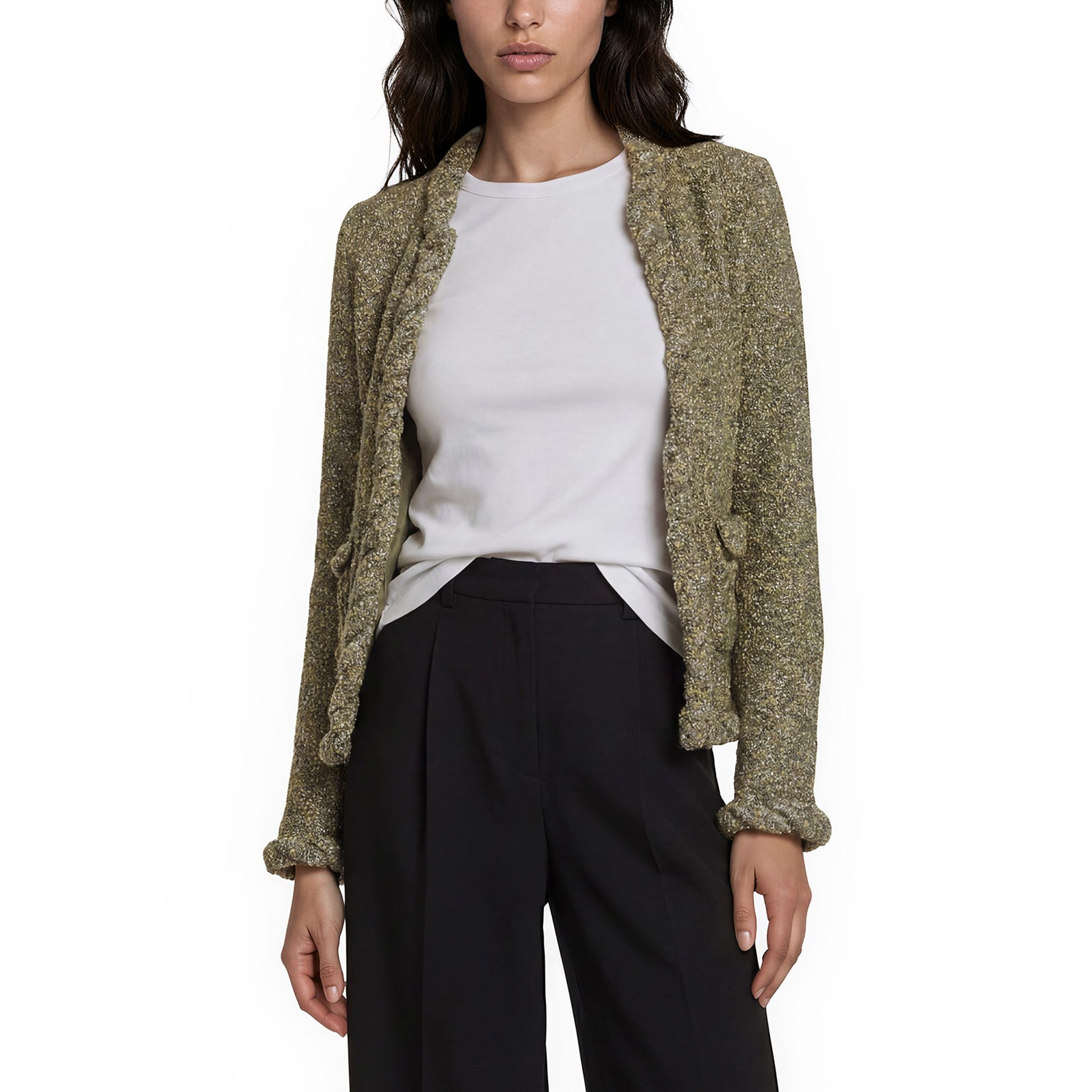 Bottega Veneta Overlock Wool Cashmere Sweater - Overstock - 43537575