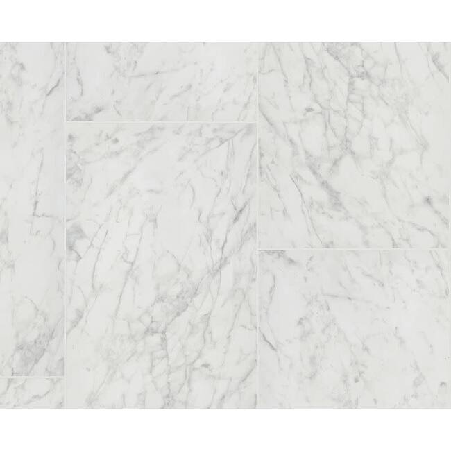 Shaw 525TS Prime Aura - 24" x 48" Rectangle Floor and Wall Tile - - Carrara Abisso