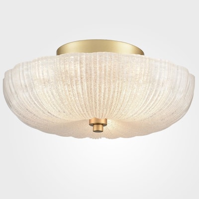 3-light hallway light brass kitchen light glass, metal ceiling light