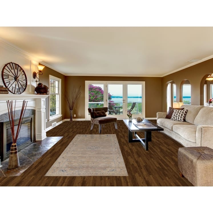 Distressed Mahal Persian Vintage Runner Rug Handmade Wool Carpet - 3'10" x 10'3"