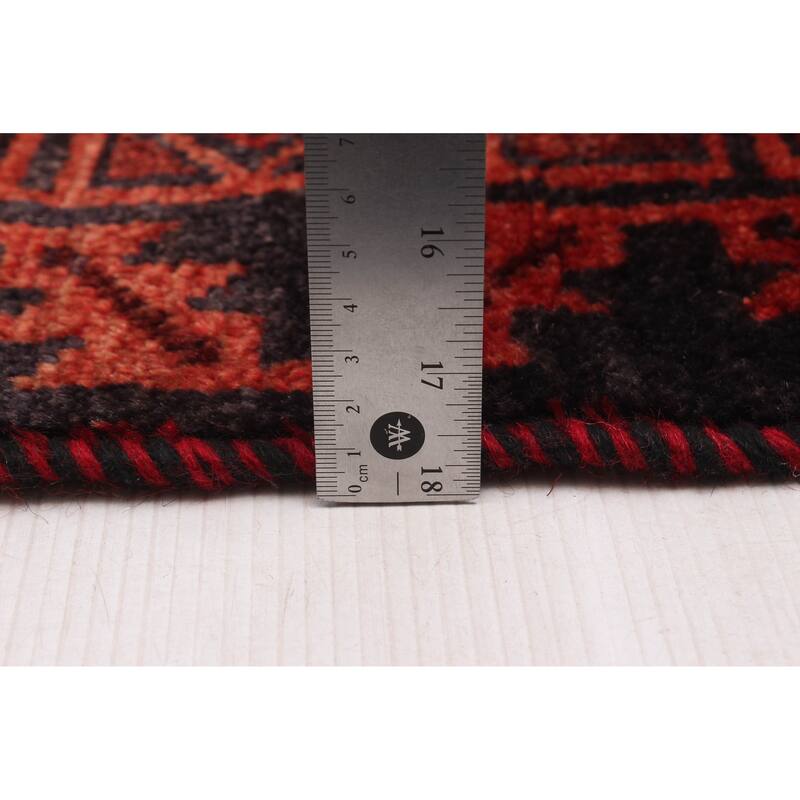 ECARPETGALLERY Hand-knotted Melis Vintage Red Wool Rug - 5'1 x 6'11