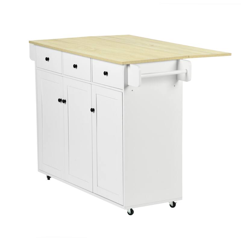 Homy Casa Mobile File Cabinet with Drawers and Storage, White