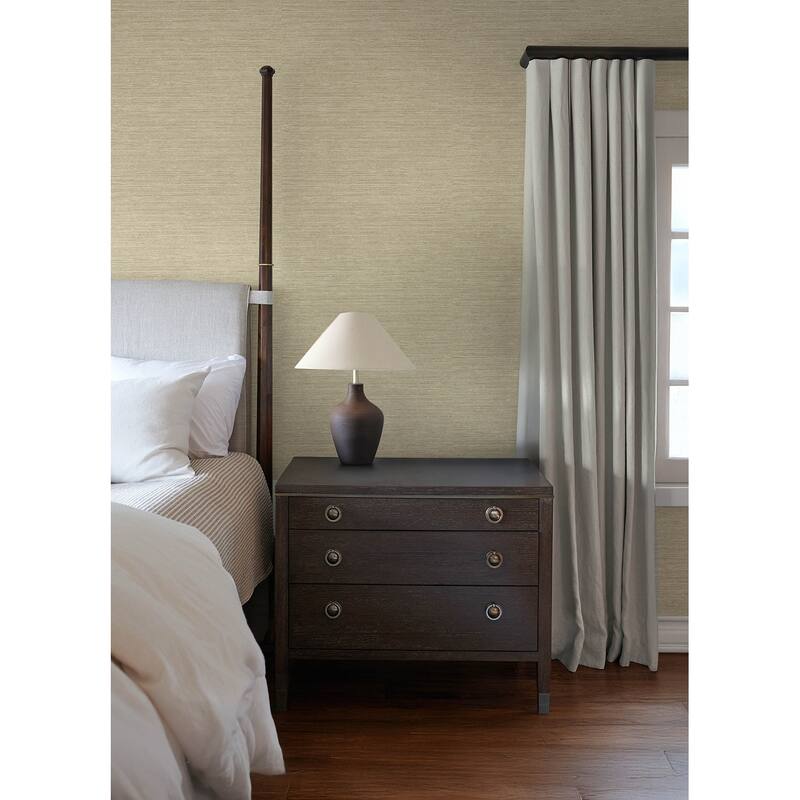 Chris Loves Julia x A-Street Prints Roderick Neutral Textured Wallpaper