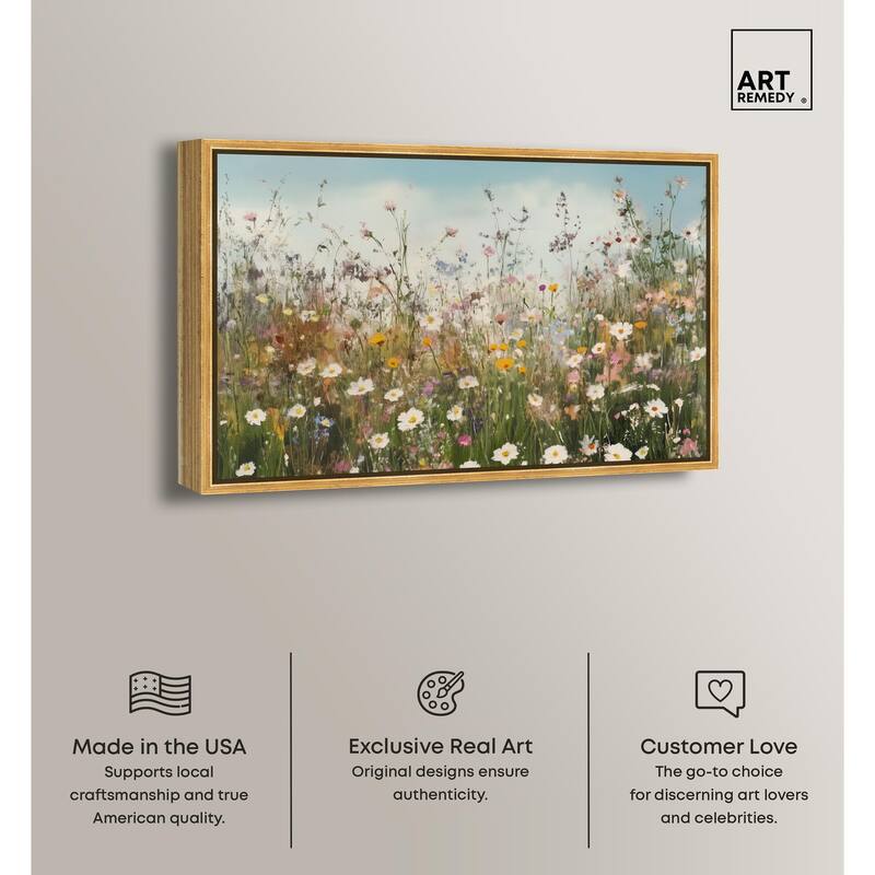 Glimmering Glade Garden III Canvas by Art Remedy