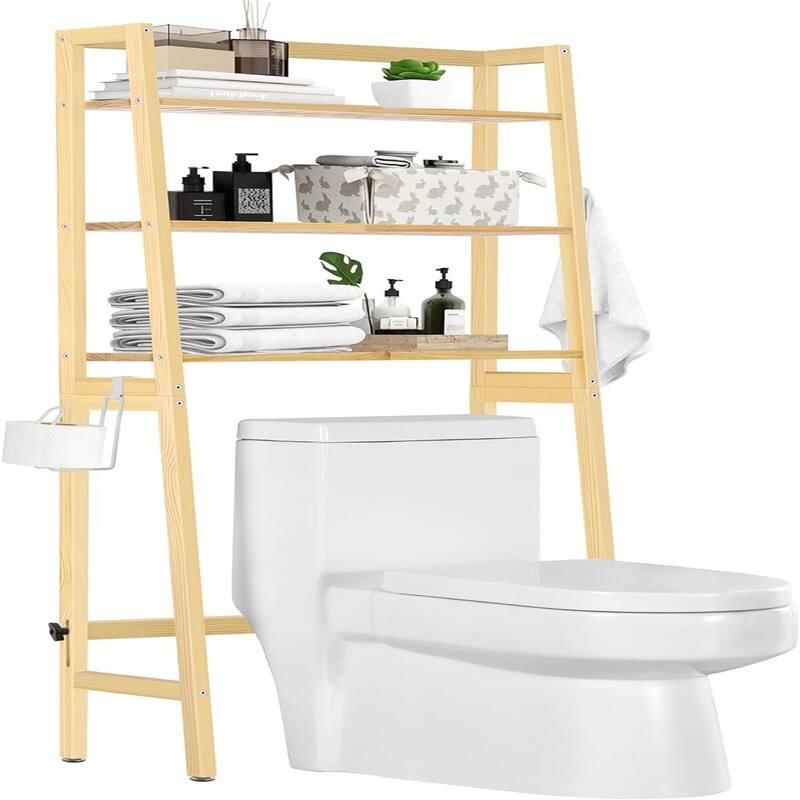 Over The Toilet Storage - 11.02"D x 25.59"W x 61.42"H