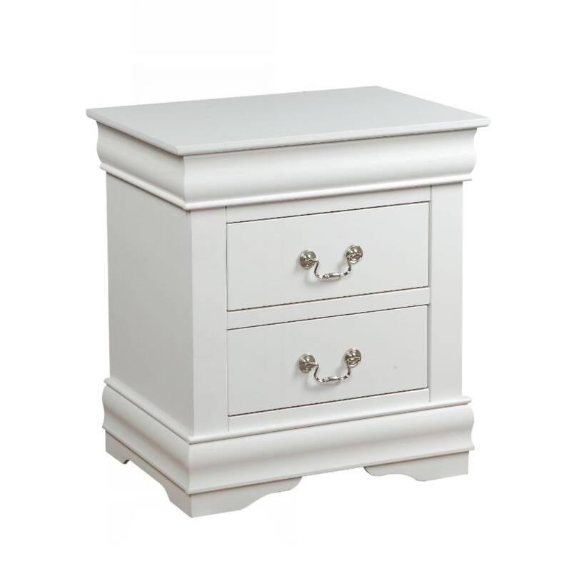 Charming Wooden Nightstand with Stylish Drawers for Bedroom Enhancement