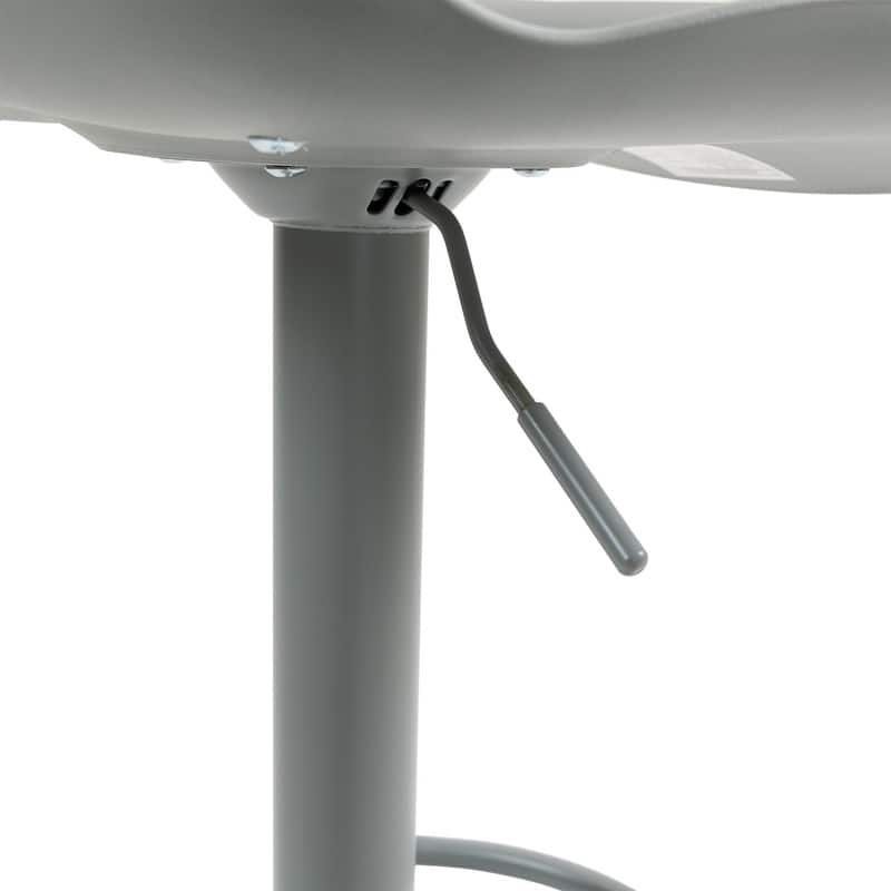 Adjustable Swivel Bar Stools Set of 2 - Modern Counter Height Kitchen Island Chairs with Back Support