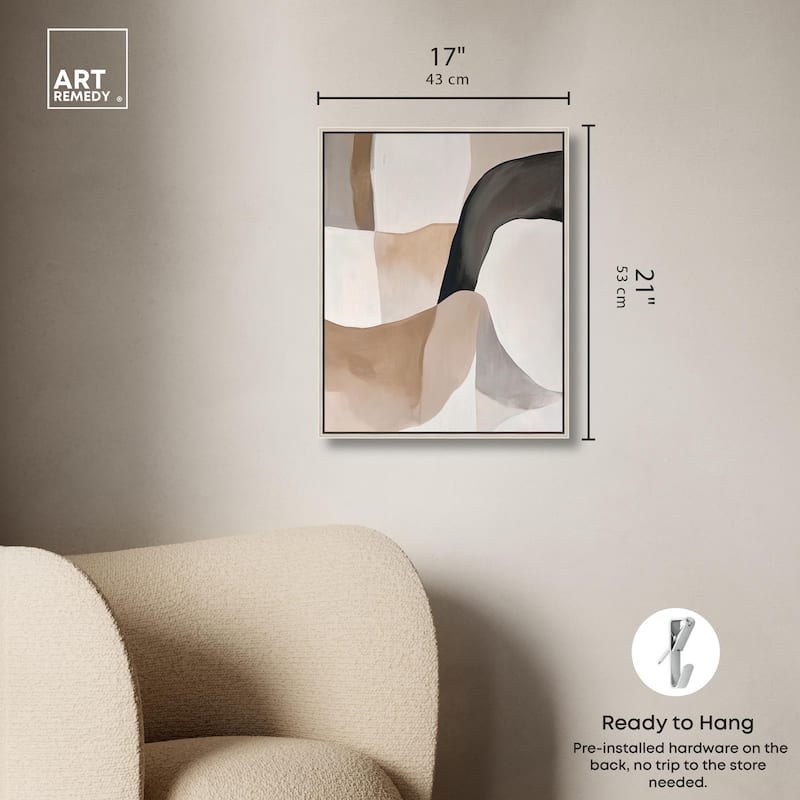 Curvilinear Composition I Canvas by Art Remedy