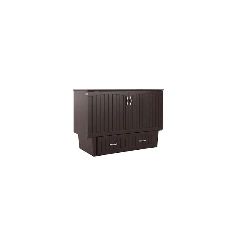 Murphy Bed Chest - Storage Drawer & USB Charger - Space Saving Furniture