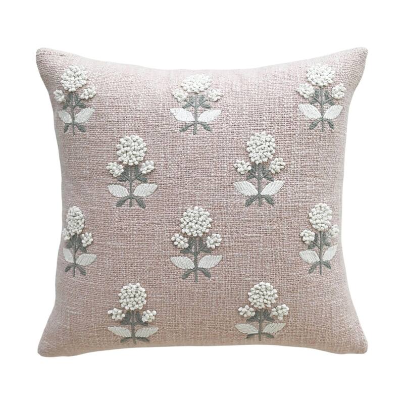 Vibhsa Persian Handwoven & Hand-Embroidered Decorative Pillow, 20"X20"