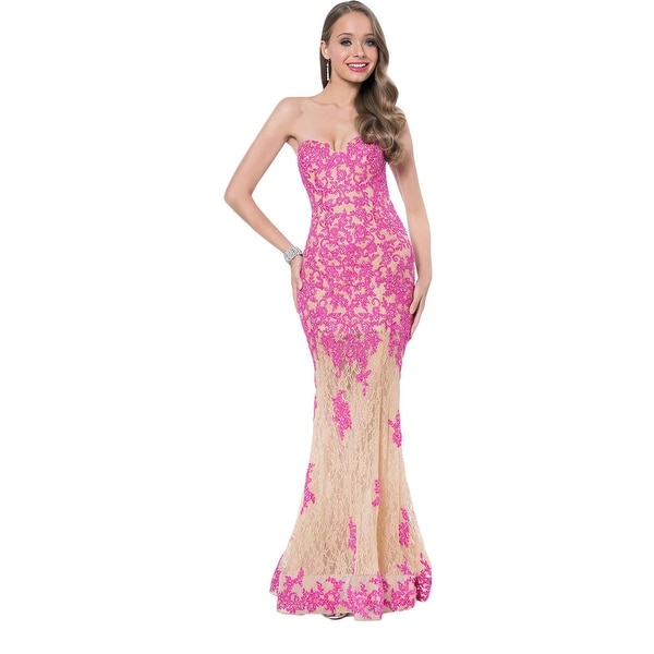 Strapless Formal Dress