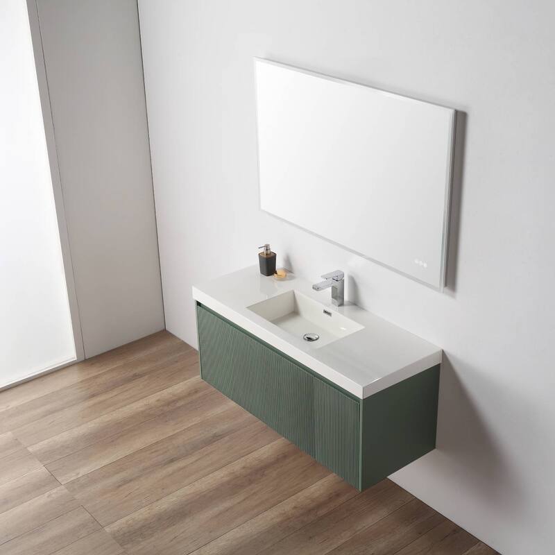 Floating Bathroom Vanity with Sink, Wall Mounted Vanity