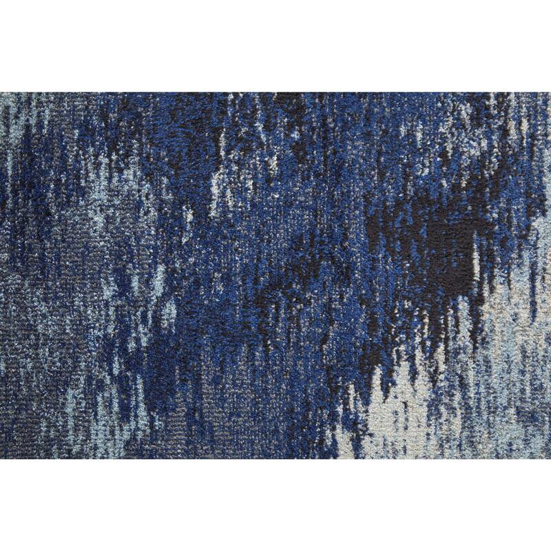 Xuvu Power Loomed Abstract Stain Resistant Area Rug By HomeRoots - 8' Runner