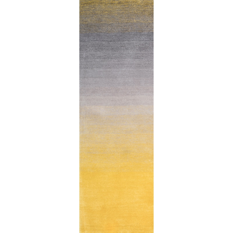 Nuloom Handmade Soft and Plush Ombre Shag Rug