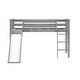 preview thumbnail 23 of 23, Max and Lily Classic Twin-Size Low Loft with Easy Slide and Curtain