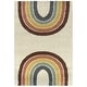 preview thumbnail 11 of 13, Mod-Tod Kristina Kids Rainbow Shag Area Rug