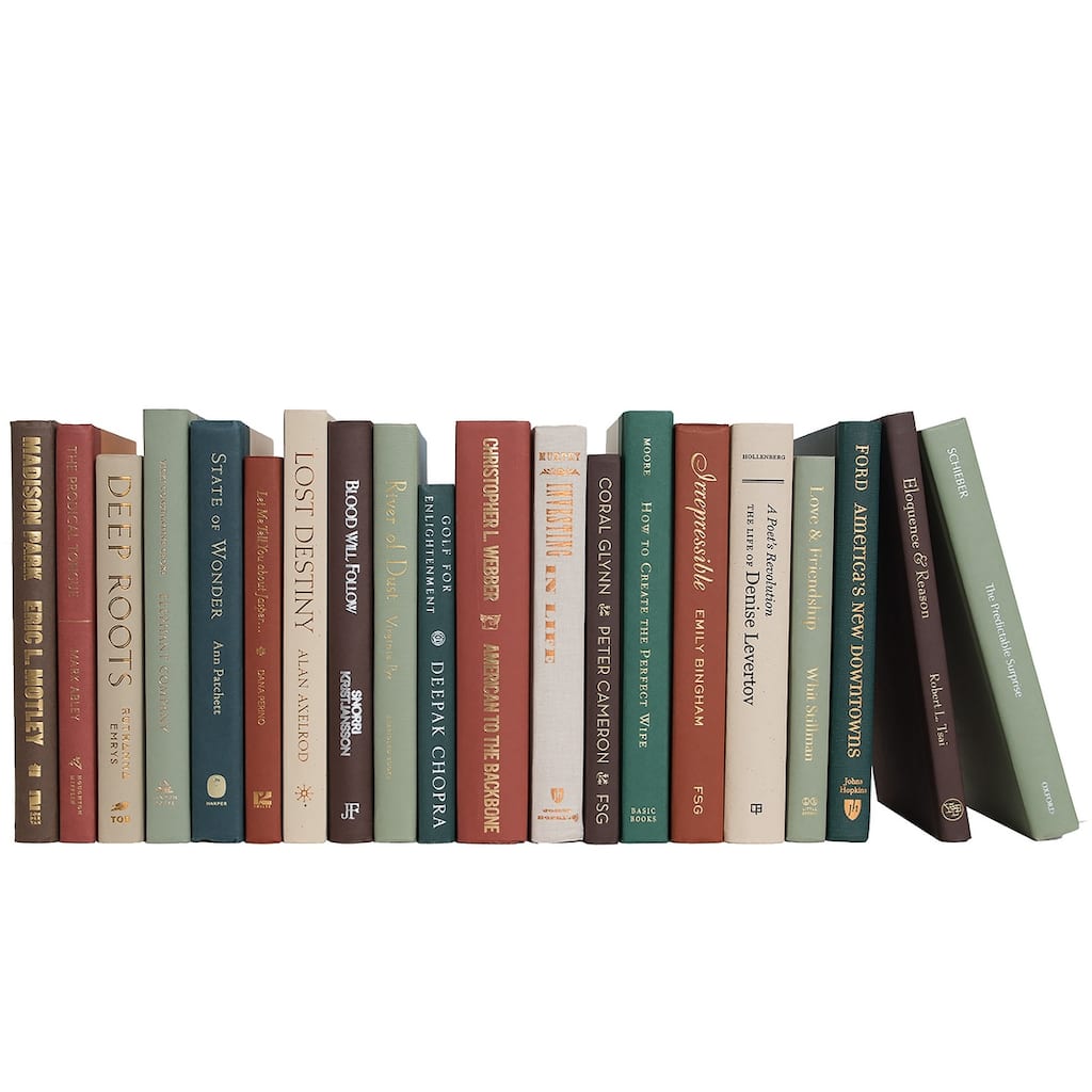 Books Green Decorative Accessories: Cabin Color By The Foot
