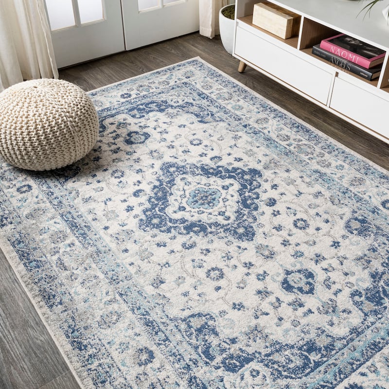 JONATHAN Y Zelda Ornate Medallion Persian Area Rug