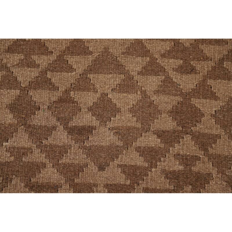 Reversible Kilim Area Rug Flat-weave Wool Carpet - 3'4" x 5'2"
