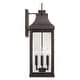 preview thumbnail 11 of 9, Bradford Outdoor 4-light Extra Large Wall Lantern w/ Clear Glass