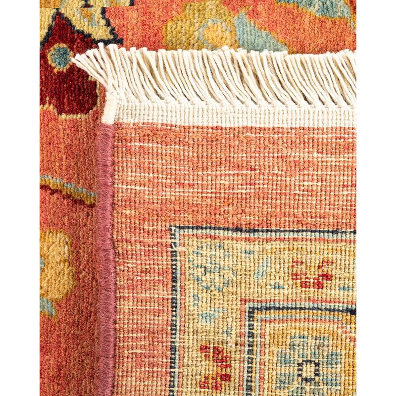 Mogul, One-of-a-Kind Hand-Knotted Area Rug - Pink, 8' 3" x 10' 5" - 8' 3" x 10' 5"