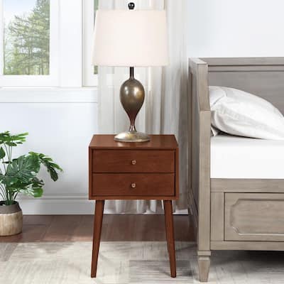 Modern Nightstand with 2-Drawers