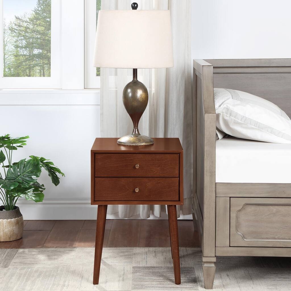 Modern Nightstand with 2-Drawers