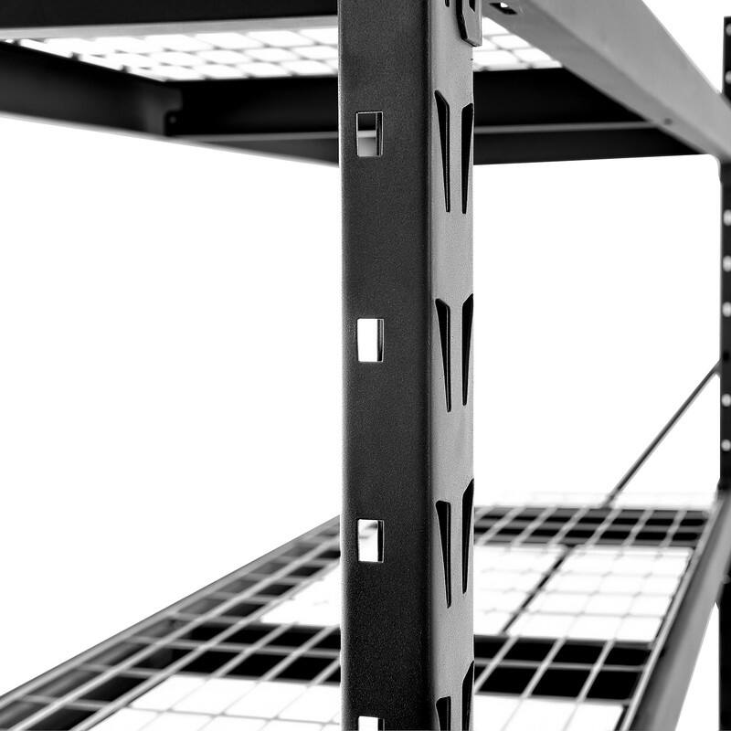 3-Tier Metal Garage Storage Shelving Unit Adjustable 6000LBS Capacity - 77"L X 24"W X 72"H