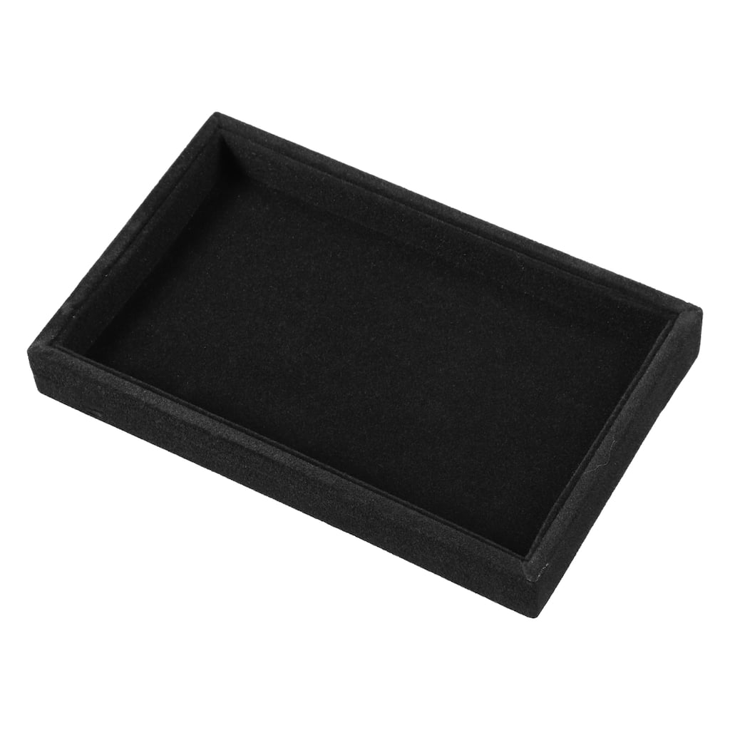 Velvet Jewelry Tray Stackable Tray for Rings Earrings Necklace Bracelet