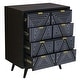 preview thumbnail 10 of 11, Bidi Mid-Century Modern 4-Drawer Mini Chest by Furniture of America