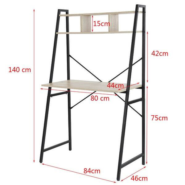 31 Inch Computer Desk Ladder Desk Computer Laptop Office Table ...