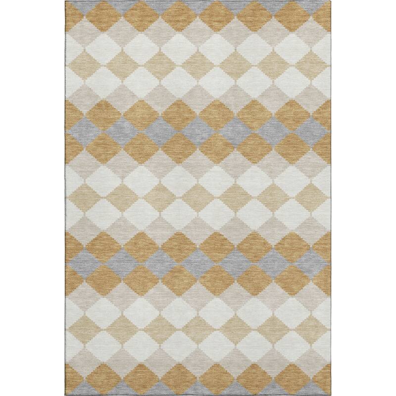 Premium Washable Super Soft Diamond Modern Mayfield Rug