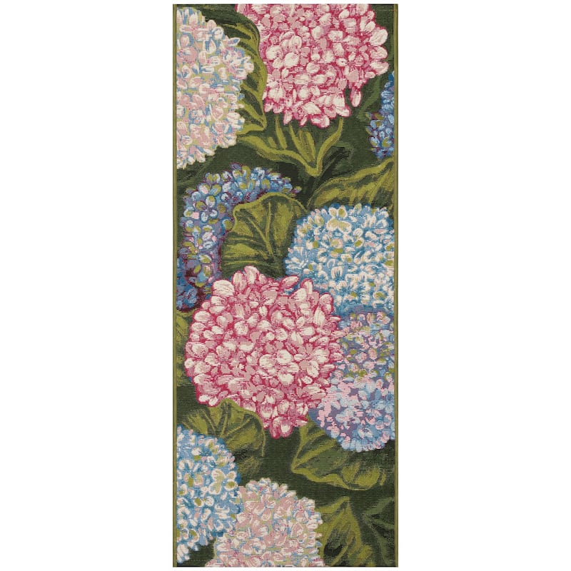 Liora Manne Esencia Hydrangeas Indoor/Outdoor Mat