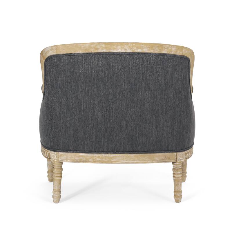 Charcoal 35" Upholstered Club Chair