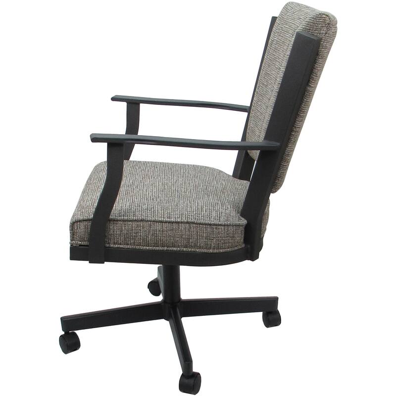 Montana Swivel Metal Dining Caster Chair on Reading Base