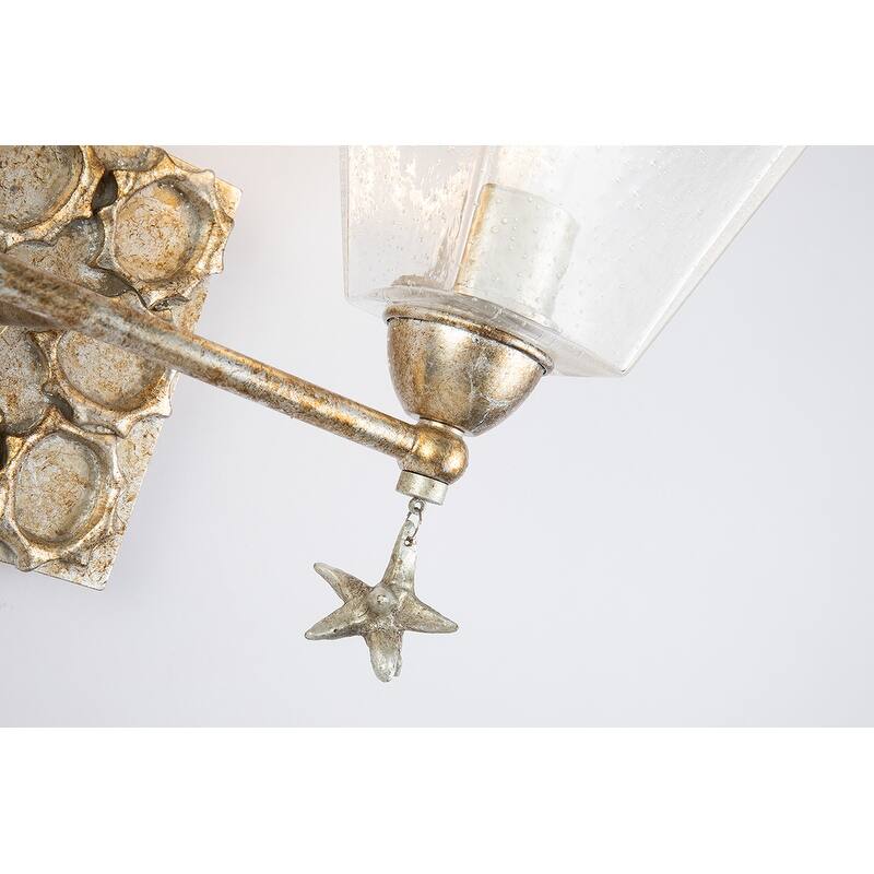 Star 2 Light Bath Vanity in Silver