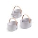 preview thumbnail 4 of 11, 3-Pack Nested Fabric Storage Bins with Handles