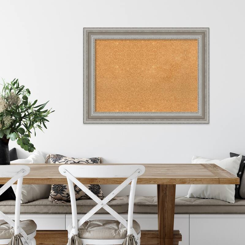 Parlor Framed Cork Bulletin Memo Board