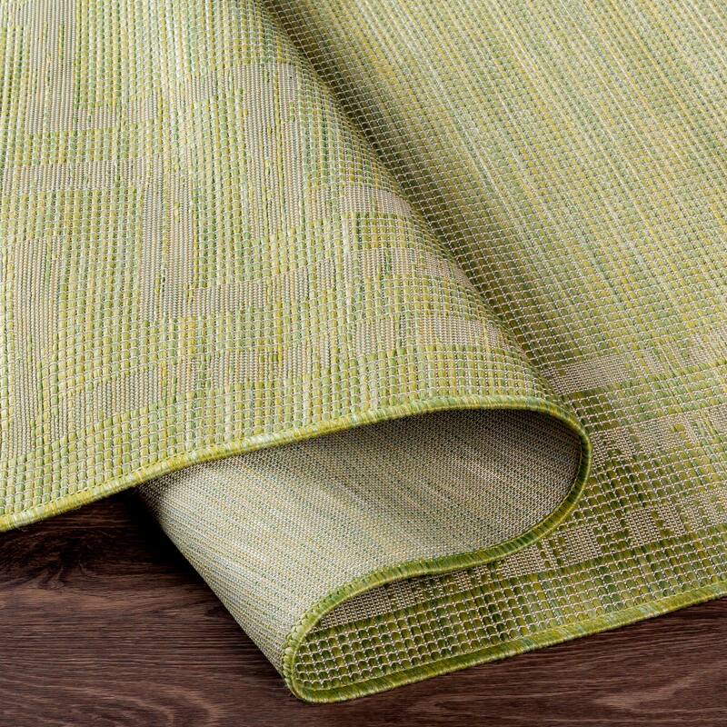 Livabliss Esana Traditional Border Outdoor Area Rug