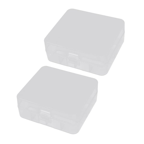 2pcs Soshine Battery Case Storage Box Holder for 2 x 26650 Cell Batteries