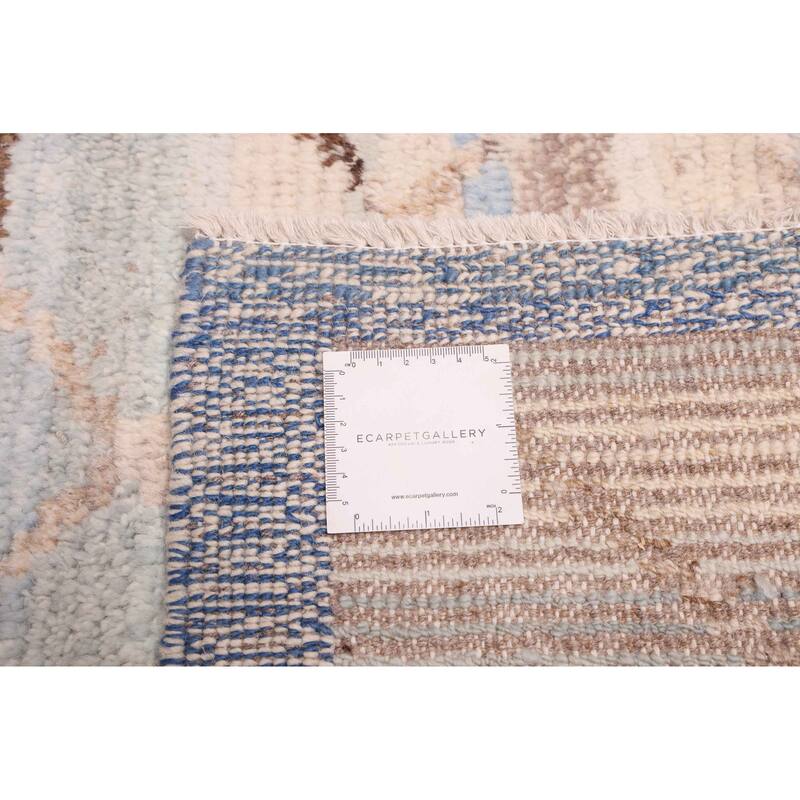 ECARPETGALLERY Hand-knotted Pak Finest Marrakesh Ivory Wool Rug - 8'1 x 9'8