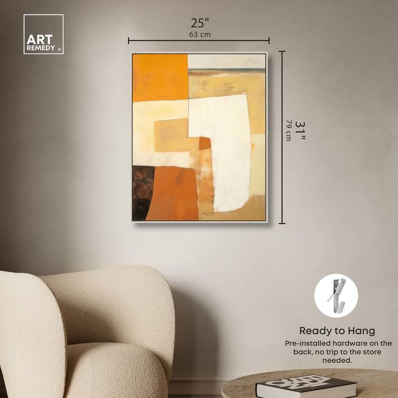 Clay and Canvas II Canvas by Art Remedy